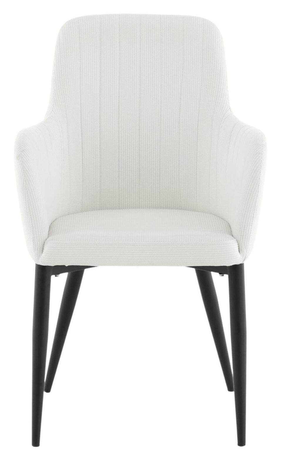 Nohr Eetkamerstoel 'Clenton' Rib, kleur Wit