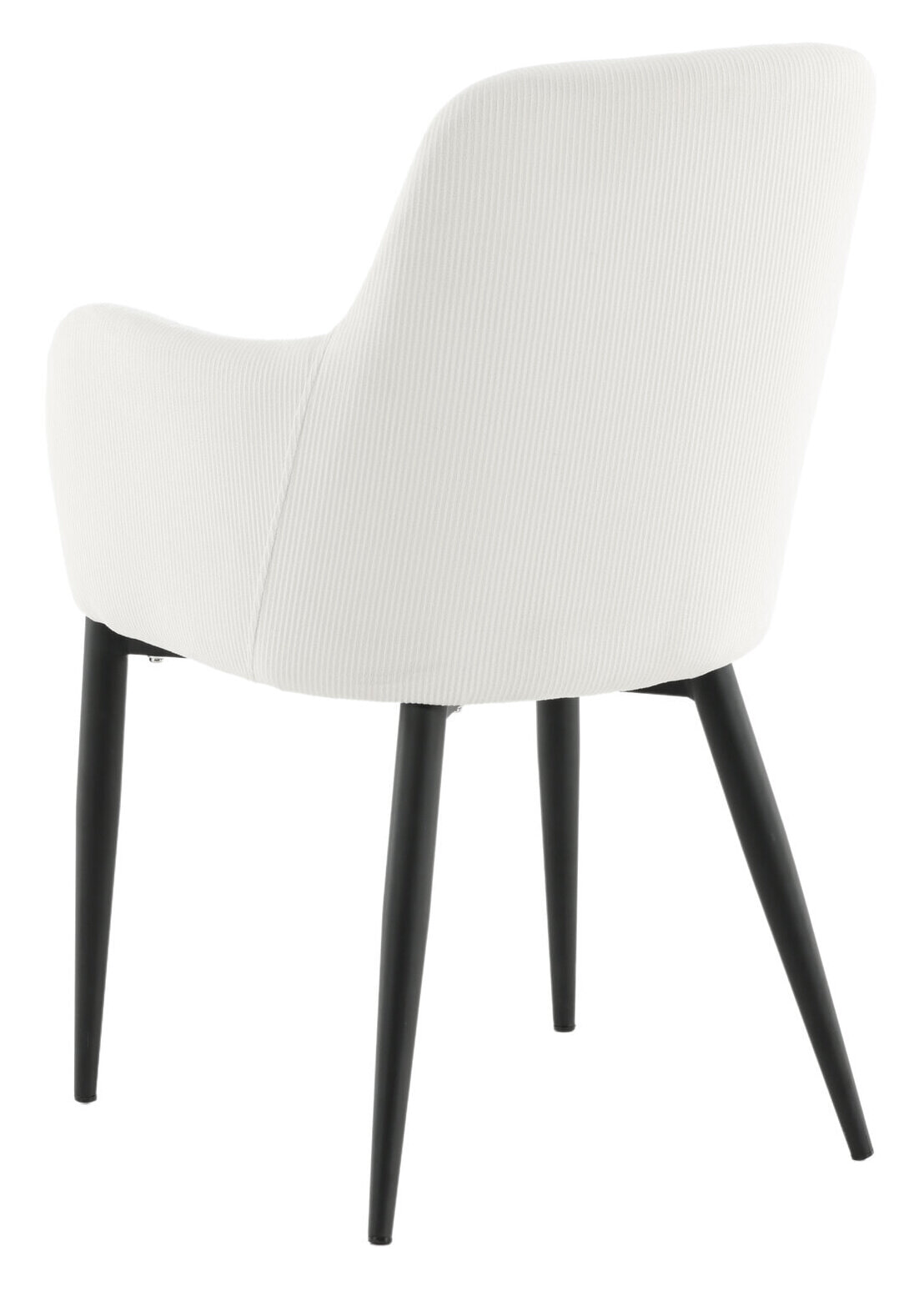 Nohr Eetkamerstoel 'Clenton' Rib, kleur Wit