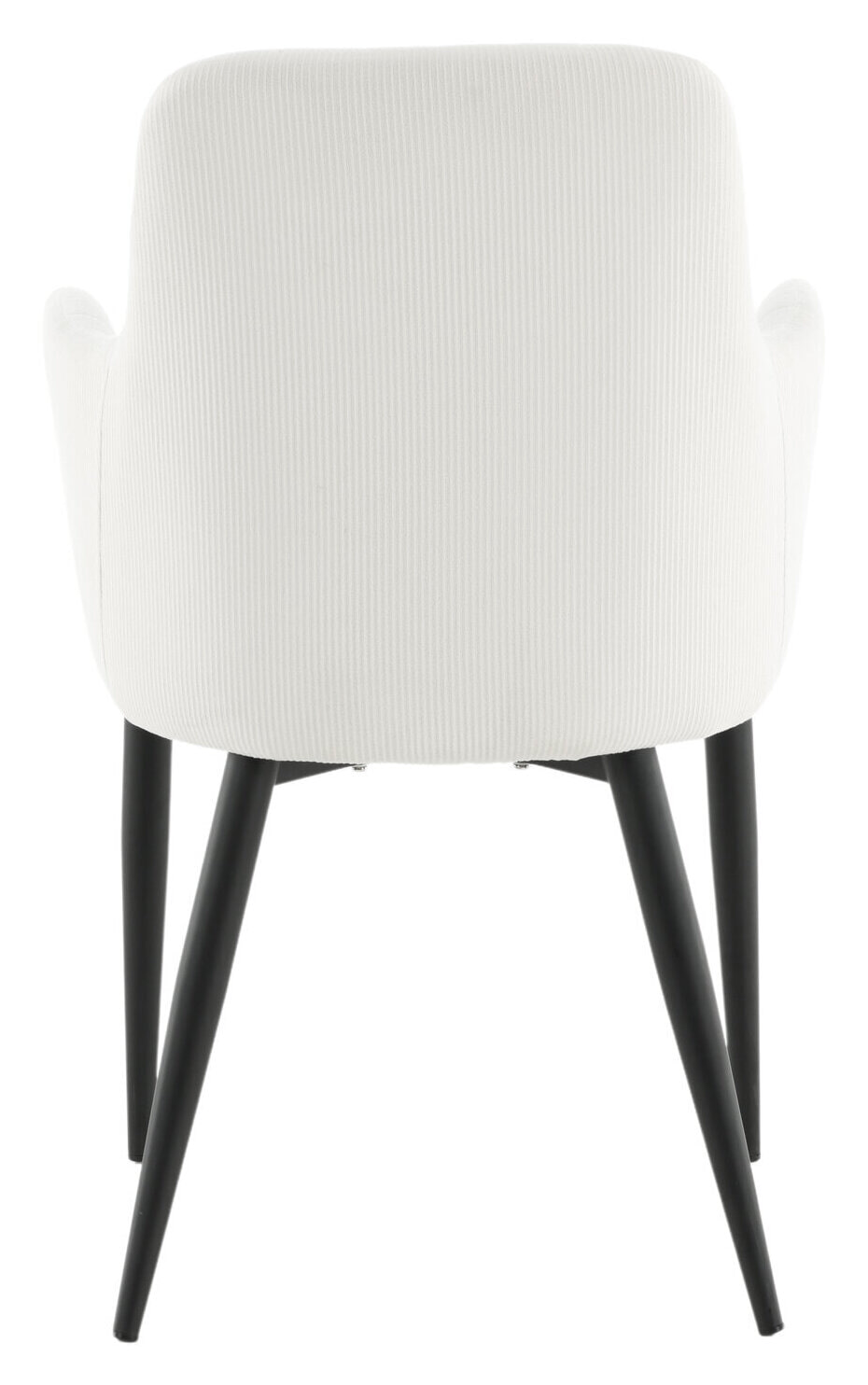 Nohr Eetkamerstoel 'Clenton' Rib, kleur Wit