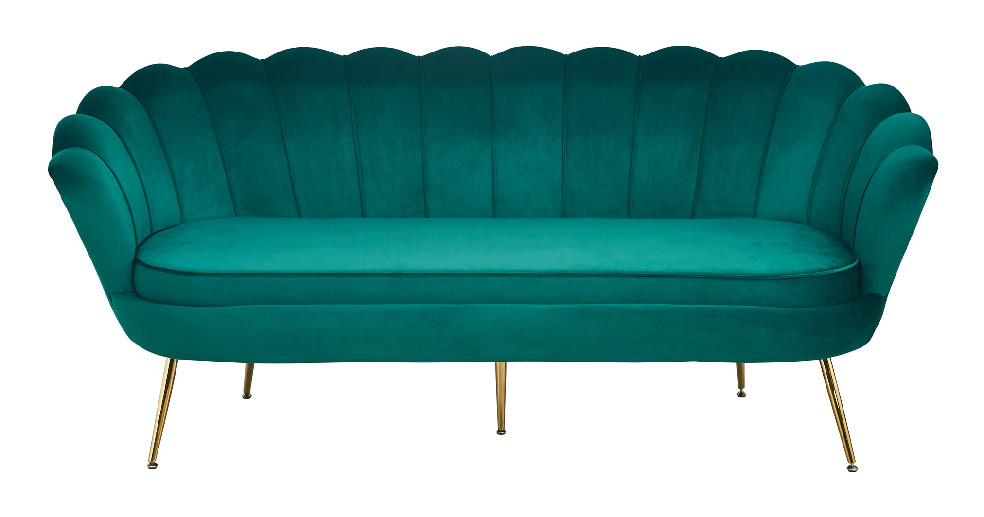 Artistiq 3-zitsbank 'Libby' Velvet, kleur groen