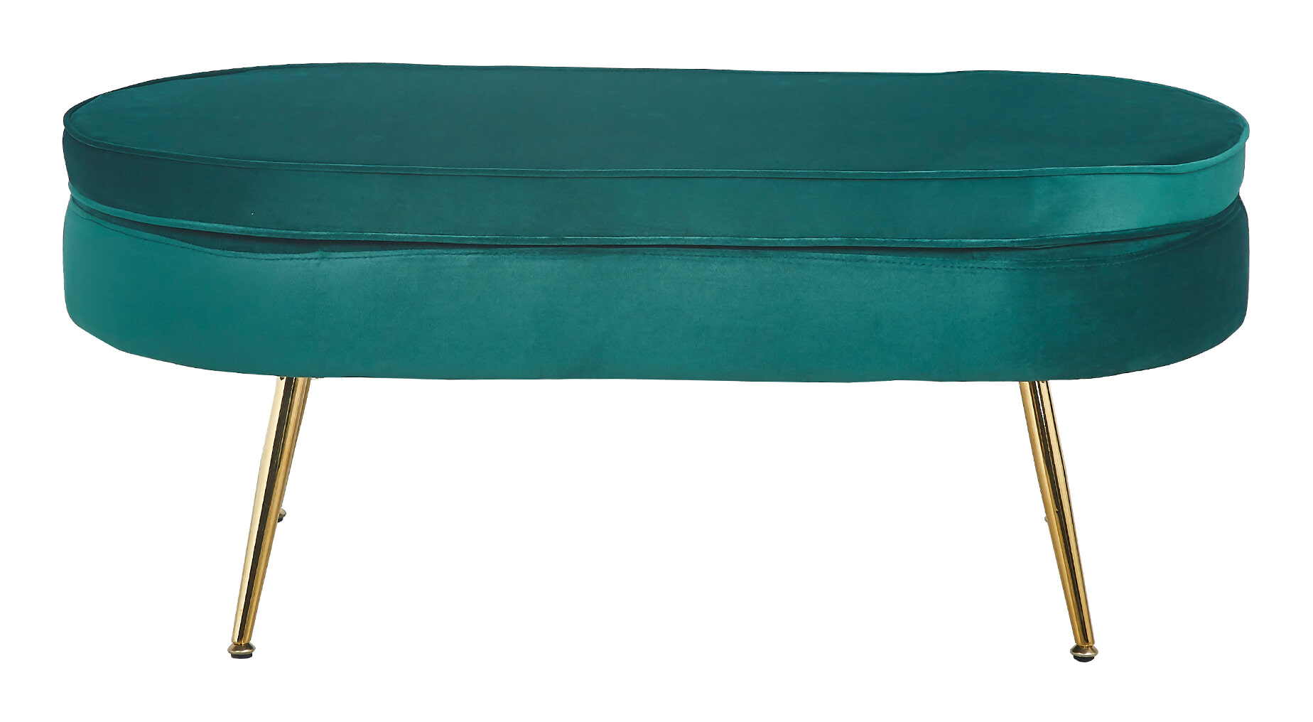 Artistiq Hocker 'Loulou' Velvet, kleur Groen