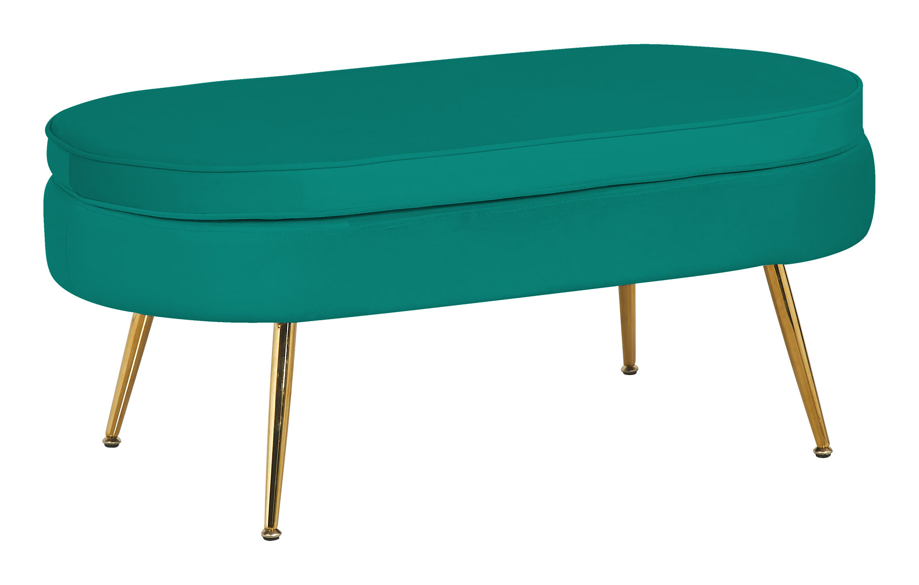 Artistiq Hocker 'Loulou' Velvet, kleur Groen