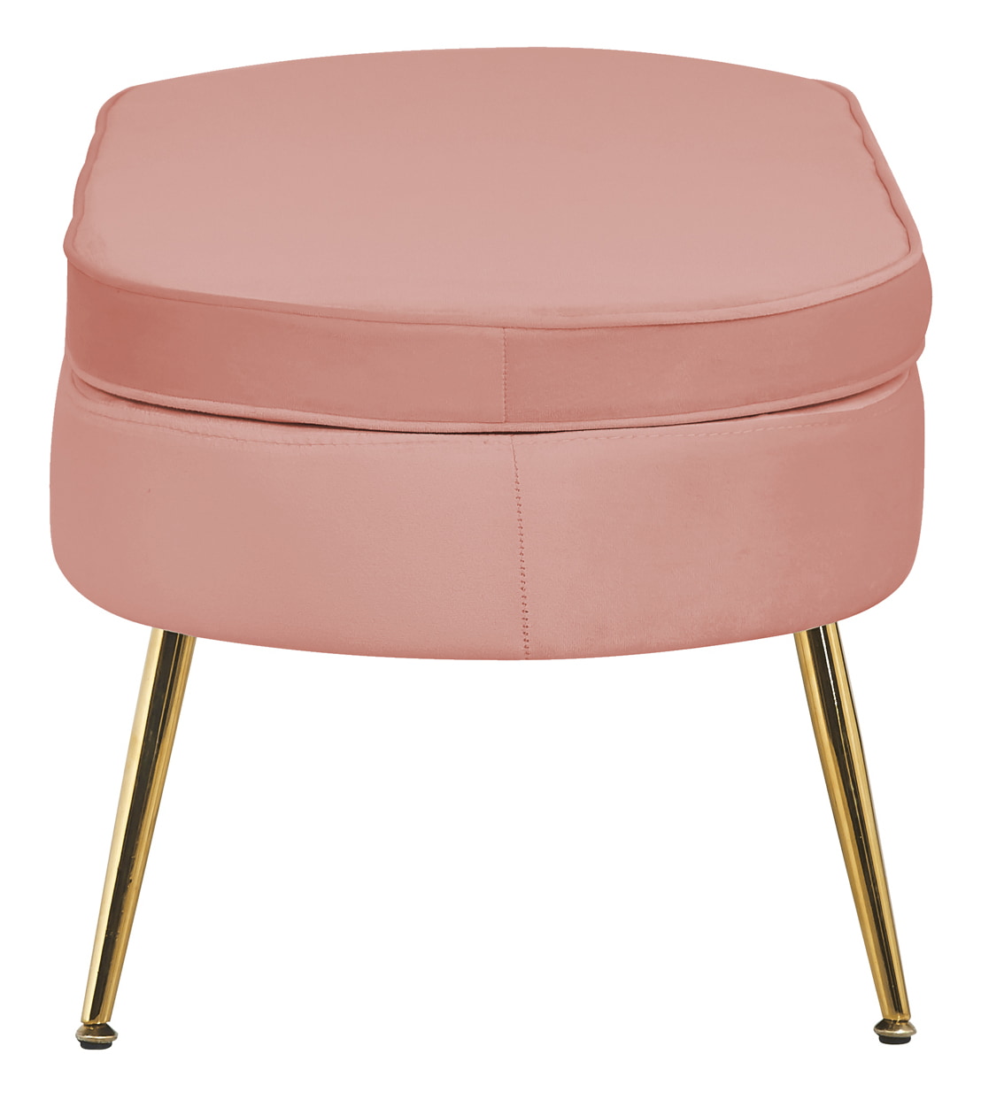 Artistiq Hocker 'Loulou' Velvet, kleur Roze