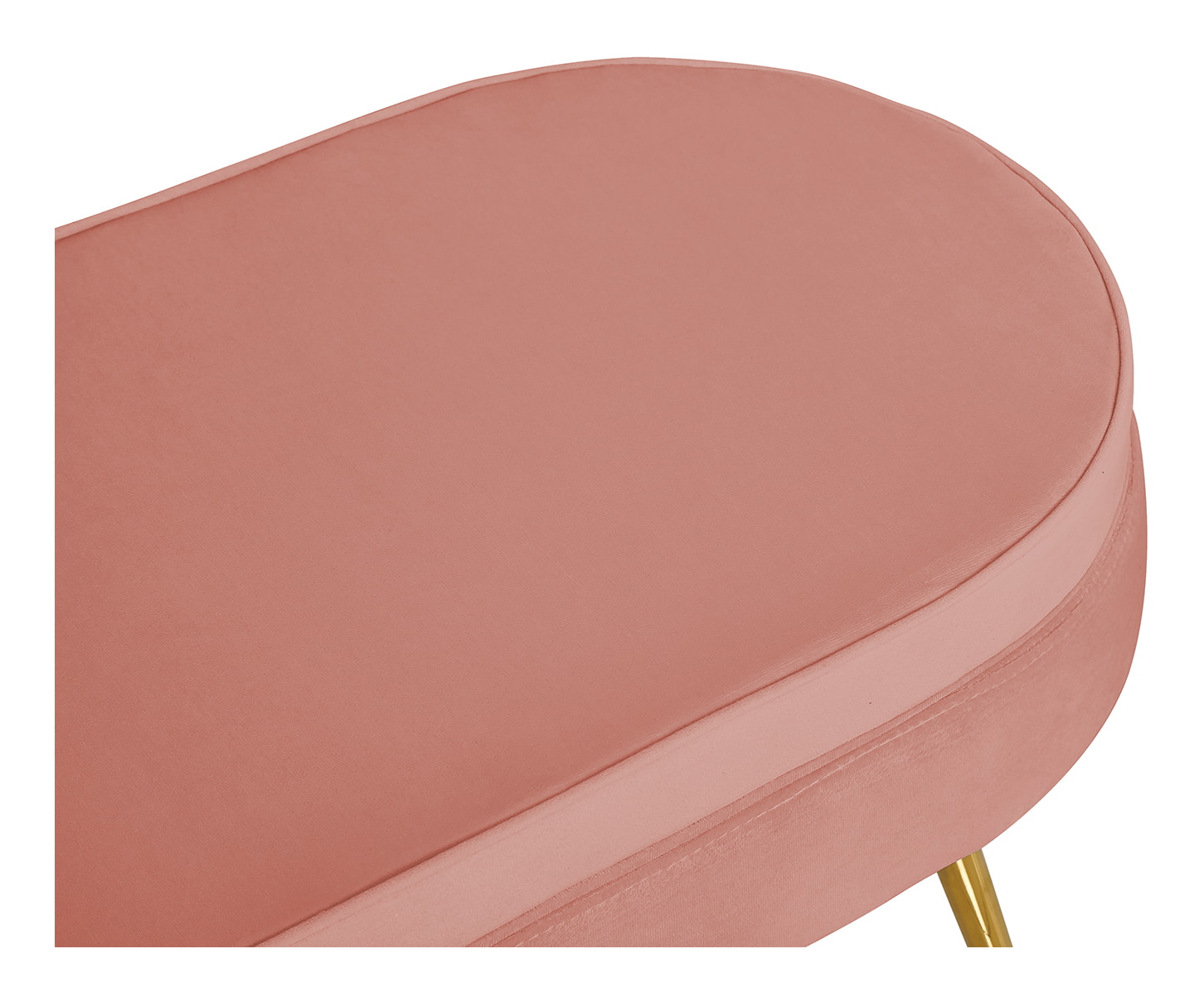 Artistiq Hocker 'Loulou' Velvet, kleur Roze