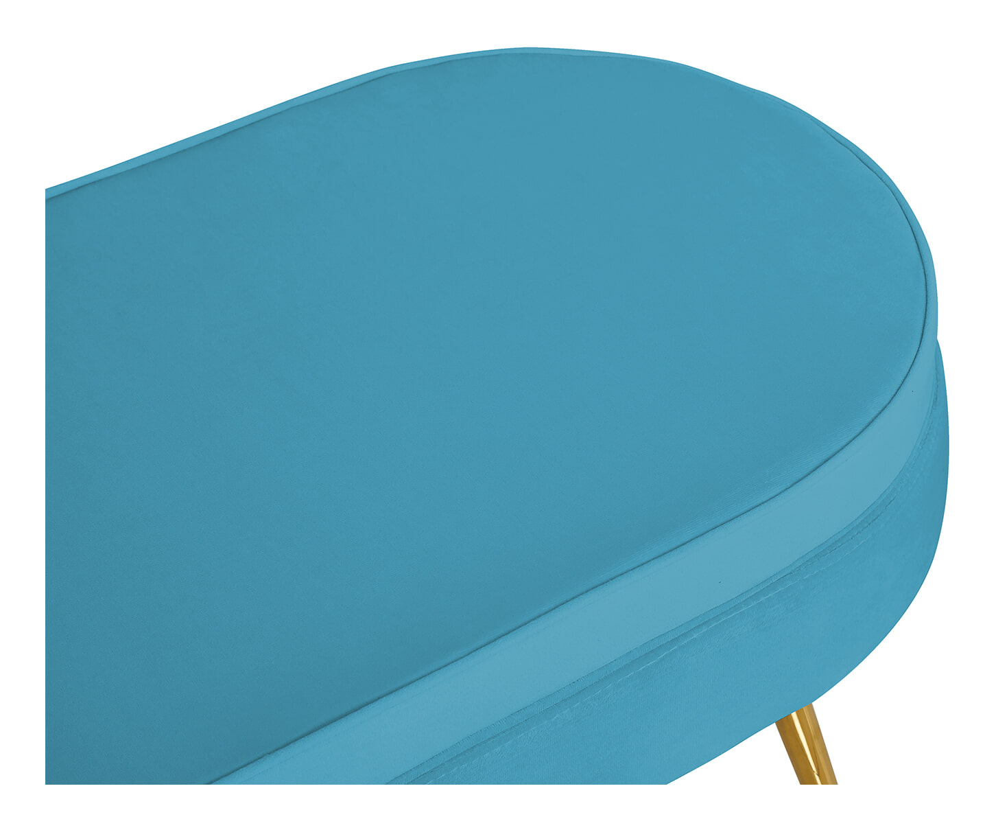 Artistiq Hocker 'Loulou' Velvet, kleur Blauw