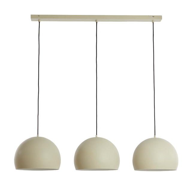 Light & Living Hanglamp 'Jaicey' 3-lamps, kleur Lichtgrijs