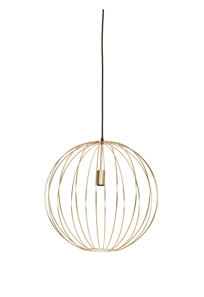 Light & Living Hanglamp 'Suden' 50cm, glans goud