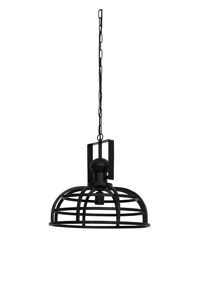 Light & Living Hanglamp Avalon 45cm, mat zwart