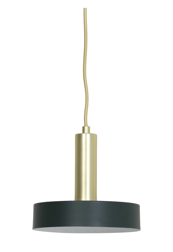 Light & Living Hanglamp 'Bosac' 20cm, donker groen-goud Light & Living Hanglamp 'Bosac' 20cm, donker groen-goud