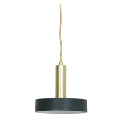 Light & Living Hanglamp 'Bosac' 20cm, donker groen-goud