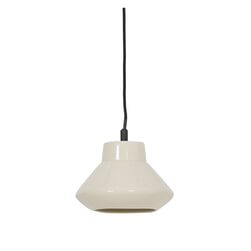 Light & Living Hanglamp 'Sarina' 23cm, keramiek glanzend wit