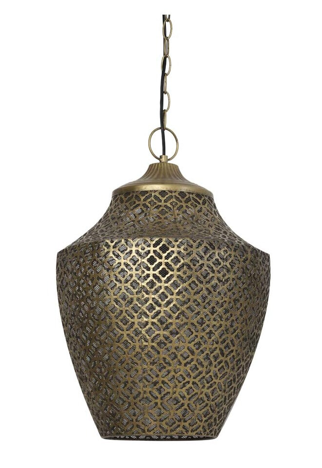 Light & Living Hanglamp 'Selna' 36.5cm, kleur Goud
