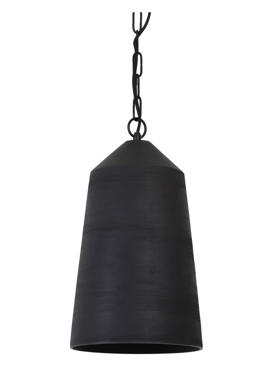 Light & Living Hanglamp 'Lilou' 22cm, mat zwart