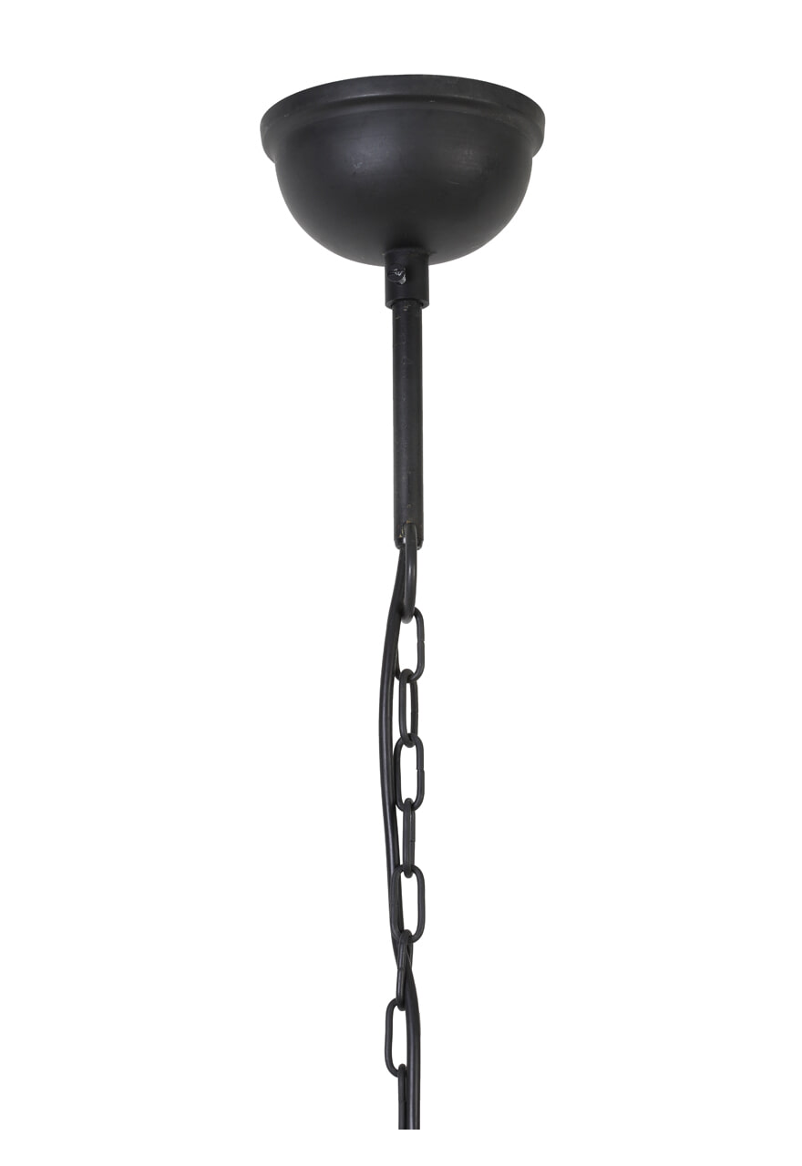 Light & Living Hanglamp 'Haranka' Mangohout, 47cm, kleur Donkerbruin