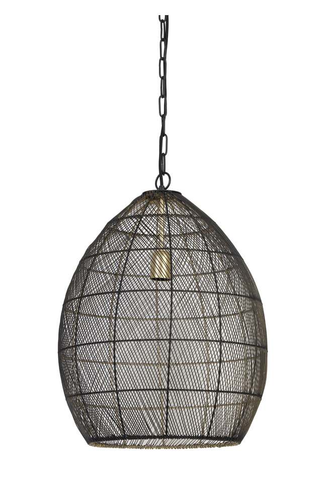 Light & Living Hanglamp 'Meya' 40cm, kleur Zwart