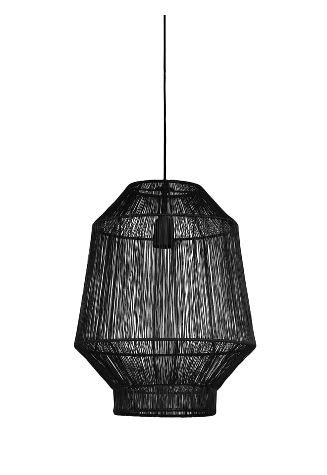 Light & Living Hanglamp 'Vitora' 37cm, mat zwart