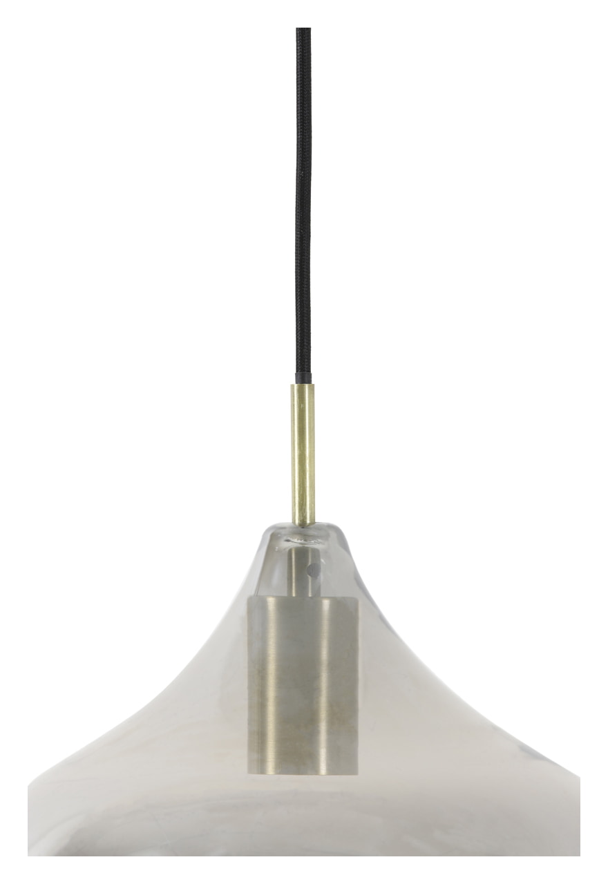 Light & Living Hanglamp 'Rakel' 27cm, antiek brons+smoke