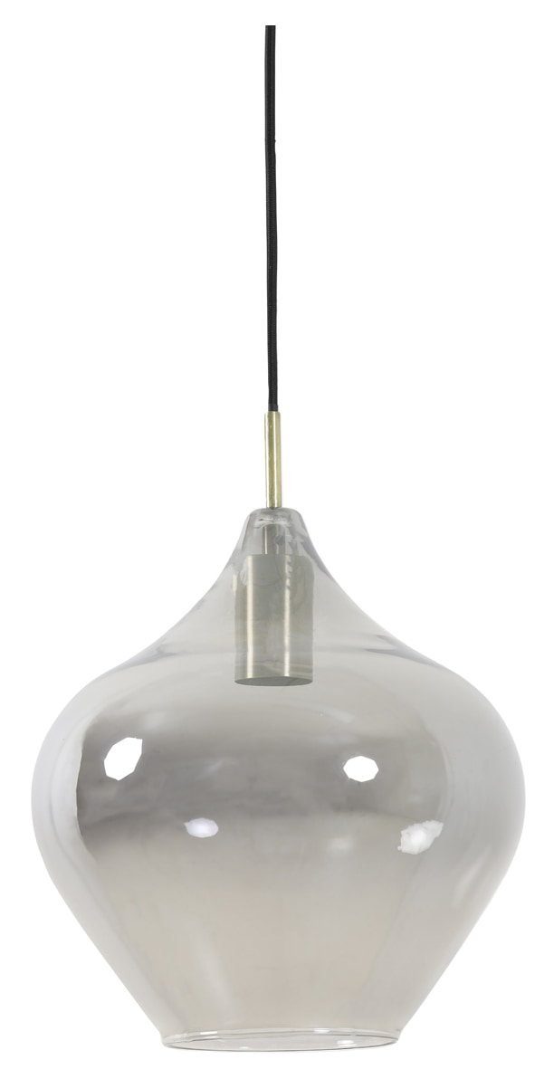 Light & Living Hanglamp 'Rakel' 27cm, antiek brons+smoke