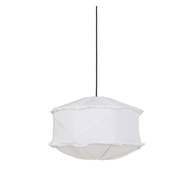 vtwonen Hanglamp 'Titan' textiel 60cm, kleur wit
