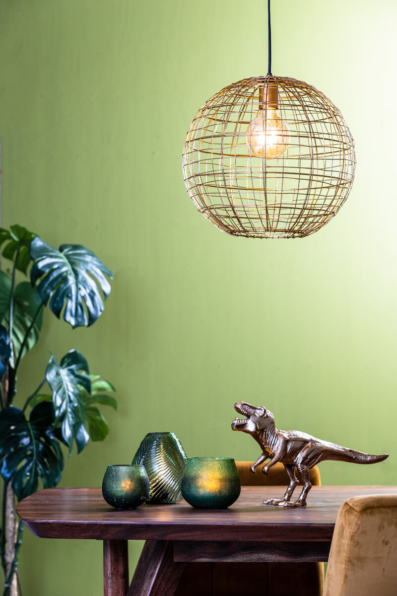 Light & Living Hanglamp 'Mirana' 35cm, goud