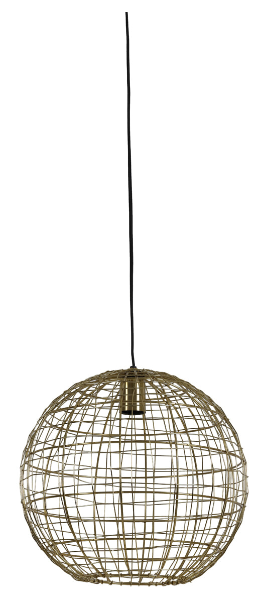Light & Living Hanglamp 'Mirana' 35cm, goud