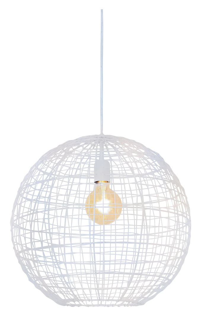 Light & Living Hanglamp 'Mirana' 46cm, mat wit Light & Living Hanglamp 'Mirana' 46cm, mat wit