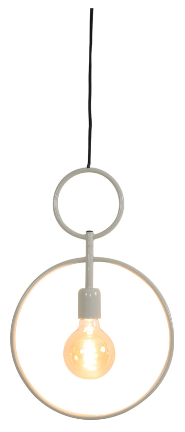 Light & Living Hanglamp 'Dorina' 30cm, warm grijs