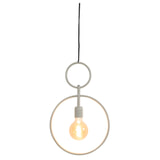 Light & Living Hanglamp 'Dorina' 30cm, warm grijs