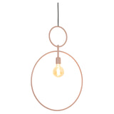 Light & Living Hanglamp 'Dorina' 50cm, oud roze