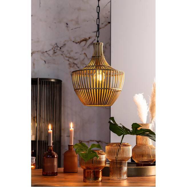 Light & Living Hanglamp 'Stella' kleur Antiek Brons, Ø38cm