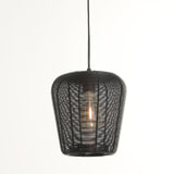 Light & Living Hanglamp 'Adeta' 23cm, mat zwart