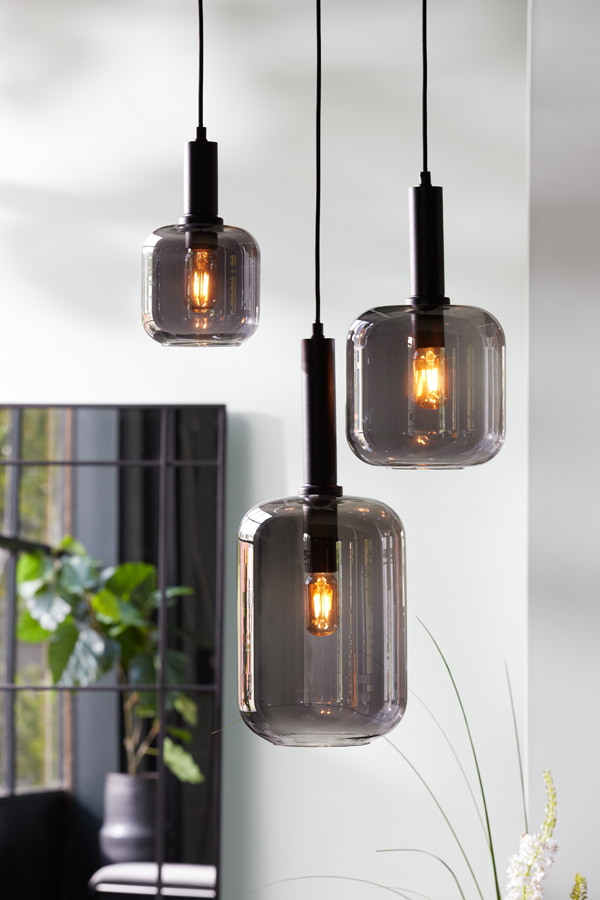 Light & Living Hanglamp 'Lekar' Ø22cm, kleur Zwart