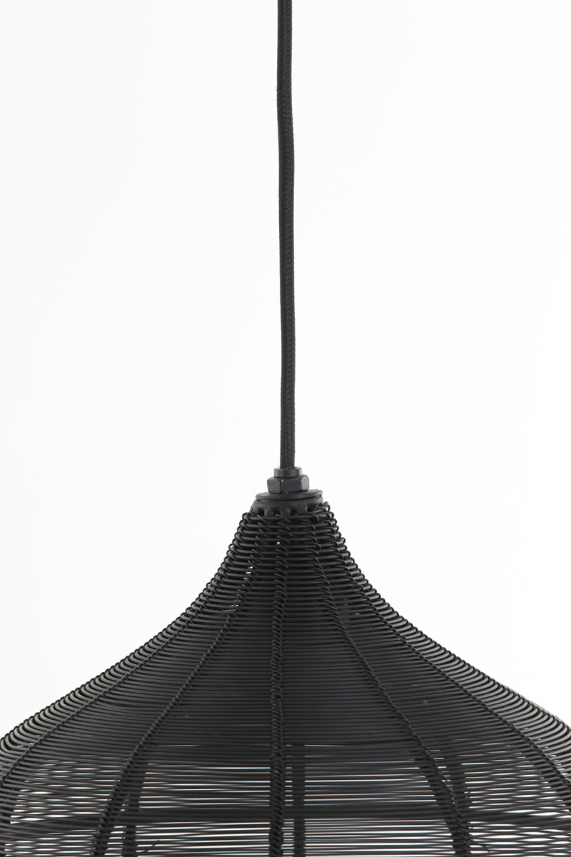 Light & Living Hanglamp 'Alvaro' 27cm, mat zwart
