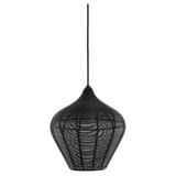Light & Living Hanglamp 'Alvaro' 27cm, mat zwart