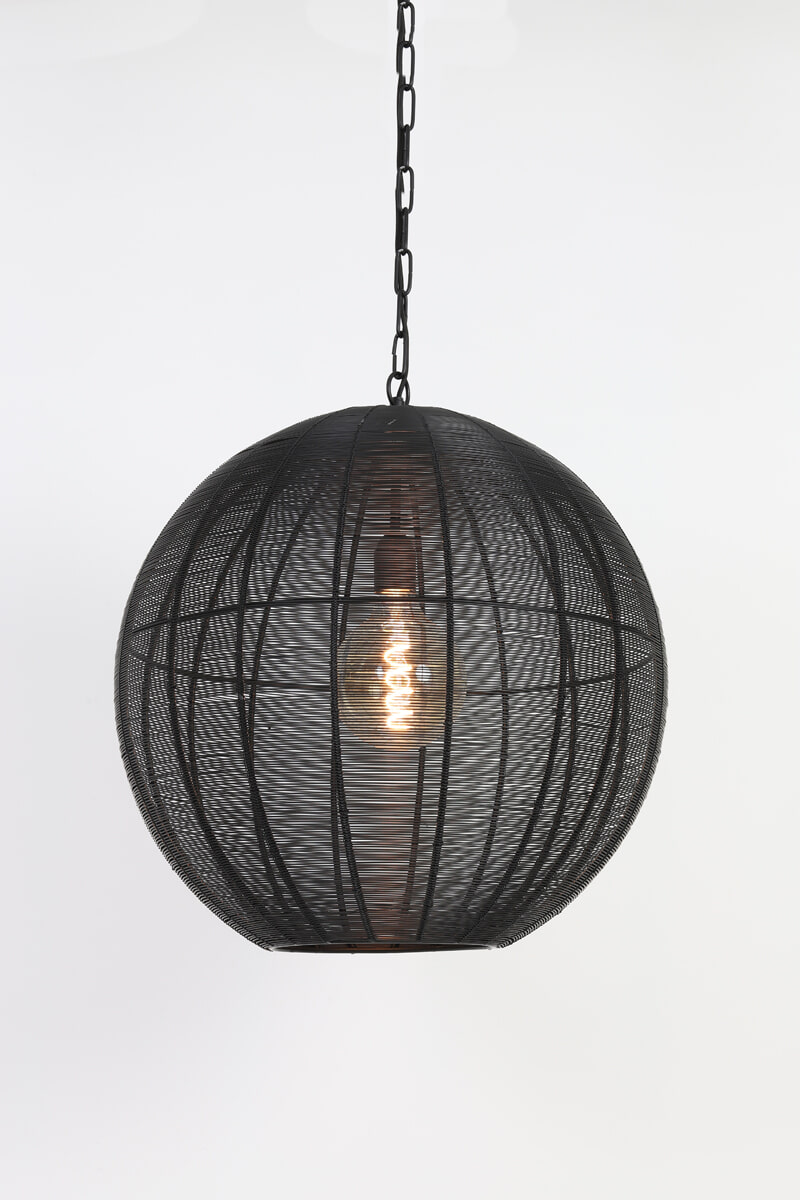 Light & Living Hanglamp 'Amarah' 50cm, mat zwart
