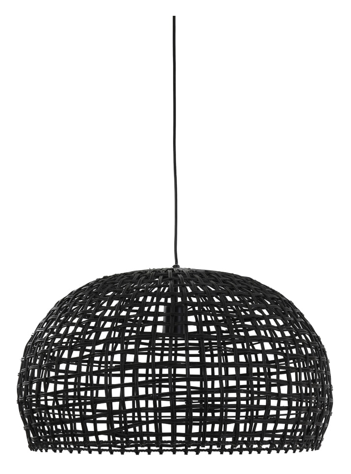 Light & Living Hanglamp 'Olaki' 56cm, Rotan, kleur Zwart