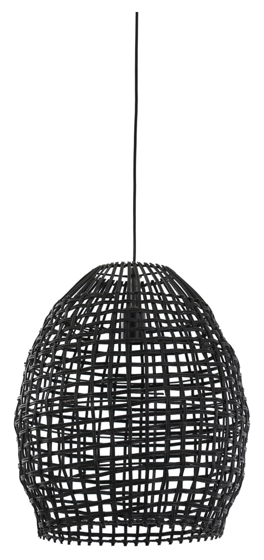 Light & Living Hanglamp 'Olaki' 40cm, Rotan, kleur Zwart