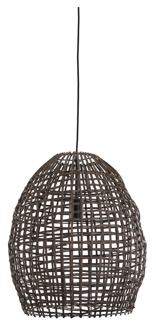 Light & Living Hanglamp 'Olaki' 40cm, Rotan, kleur Bruin