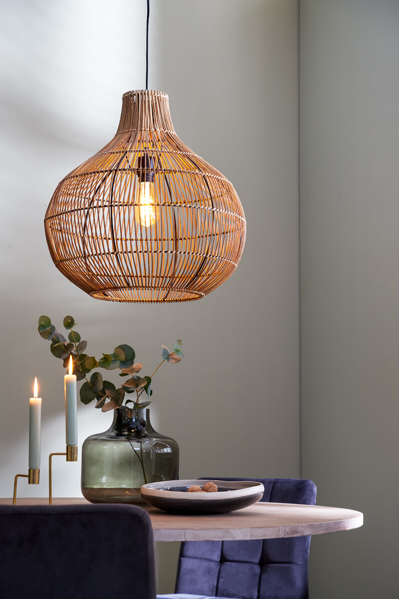 Light & Living Hanglamp 'Pacino' Ø50cm, kleur Naturel