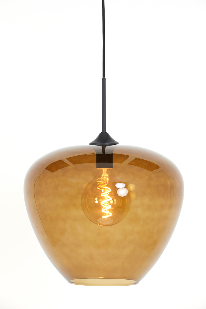 Light & Living Hanglamp 'Mayson' Ø40cm, kleur Bruin