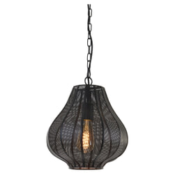 Light & Living Hanglamp 'Micha' kleur Mat Zwart