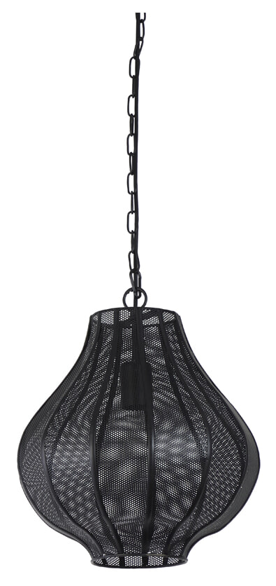 Light & Living Hanglamp 'Micha' 30cm, kleur Mat Zwart