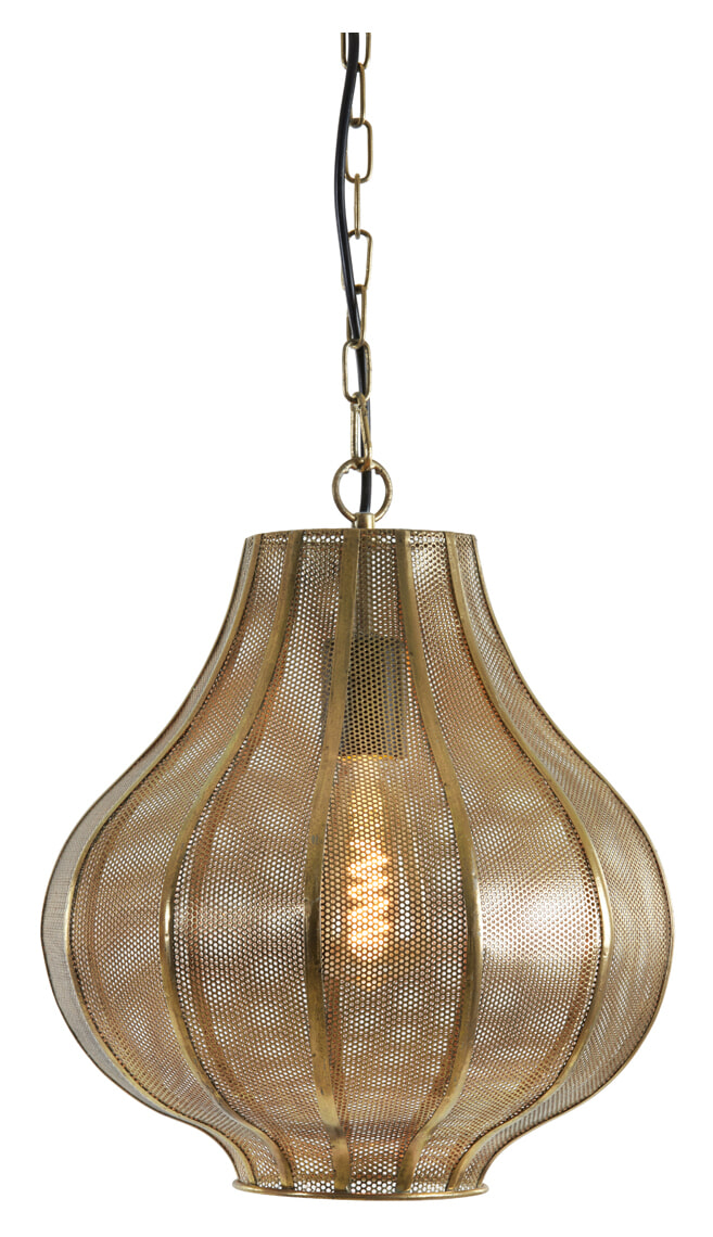 Light & Living Hanglamp 'Micha' 30cm, kleur Goud