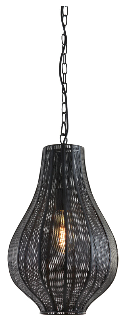Light & Living Hanglamp 'Micha' 29cm, kleur Mat Zwart