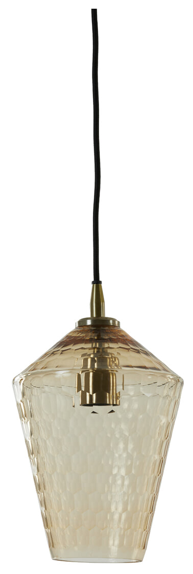 Light & Living Hanglamp 'Delila' 18cm, kleur Amber