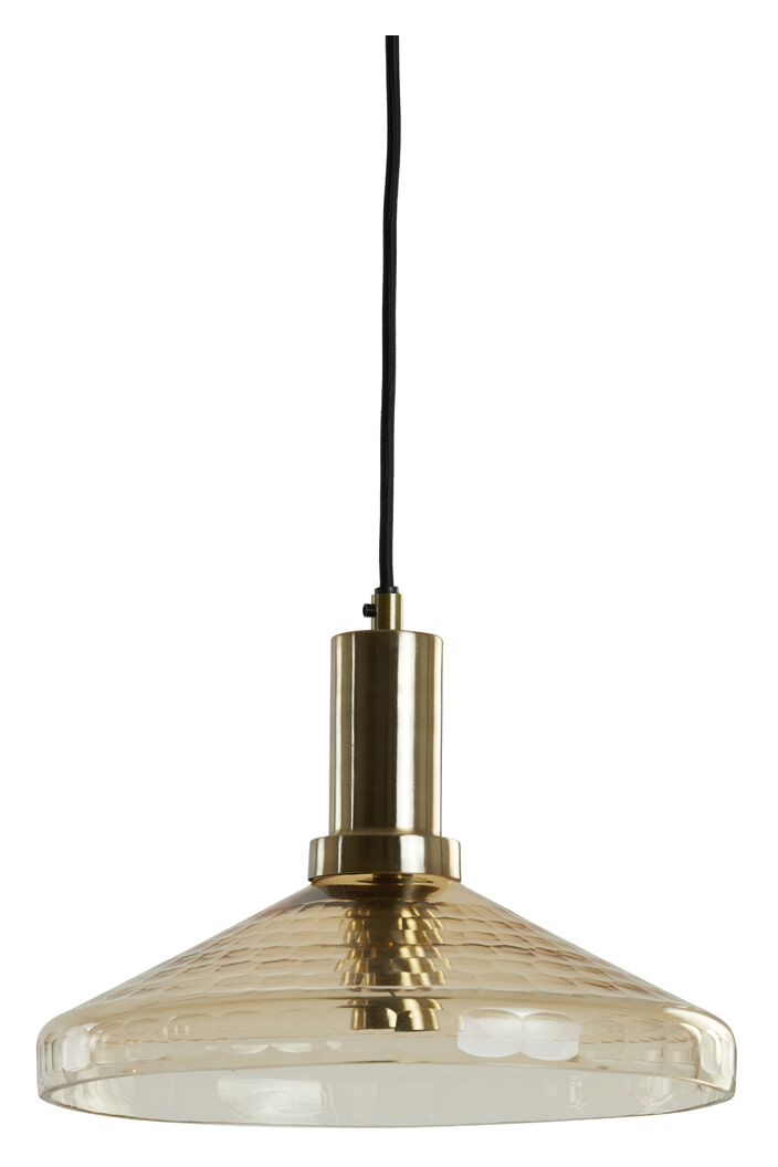Light & Living Hanglamp 'Delilo' 30cm, kleur Amber