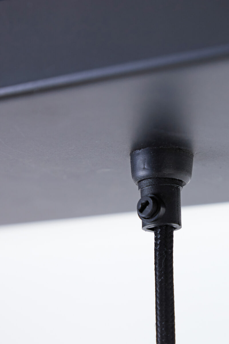 Light & Living Hanglamp 'Alvaro' 5-Lamps, kleur Mat Zwart