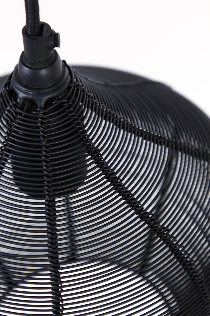 Light & Living Hanglamp 'Alvaro' 5-Lamps, kleur Mat Zwart