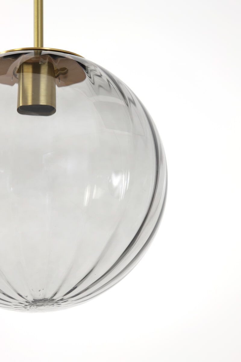Light & Living Hanglamp 'Magdala' Ø30cm, kleur Lichtgrijs