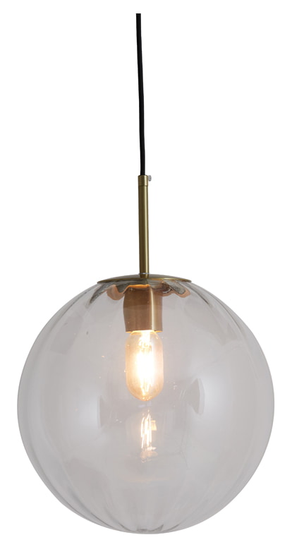 Light & Living Hanglamp 'Magdala' Ø30cm, kleur Transparant